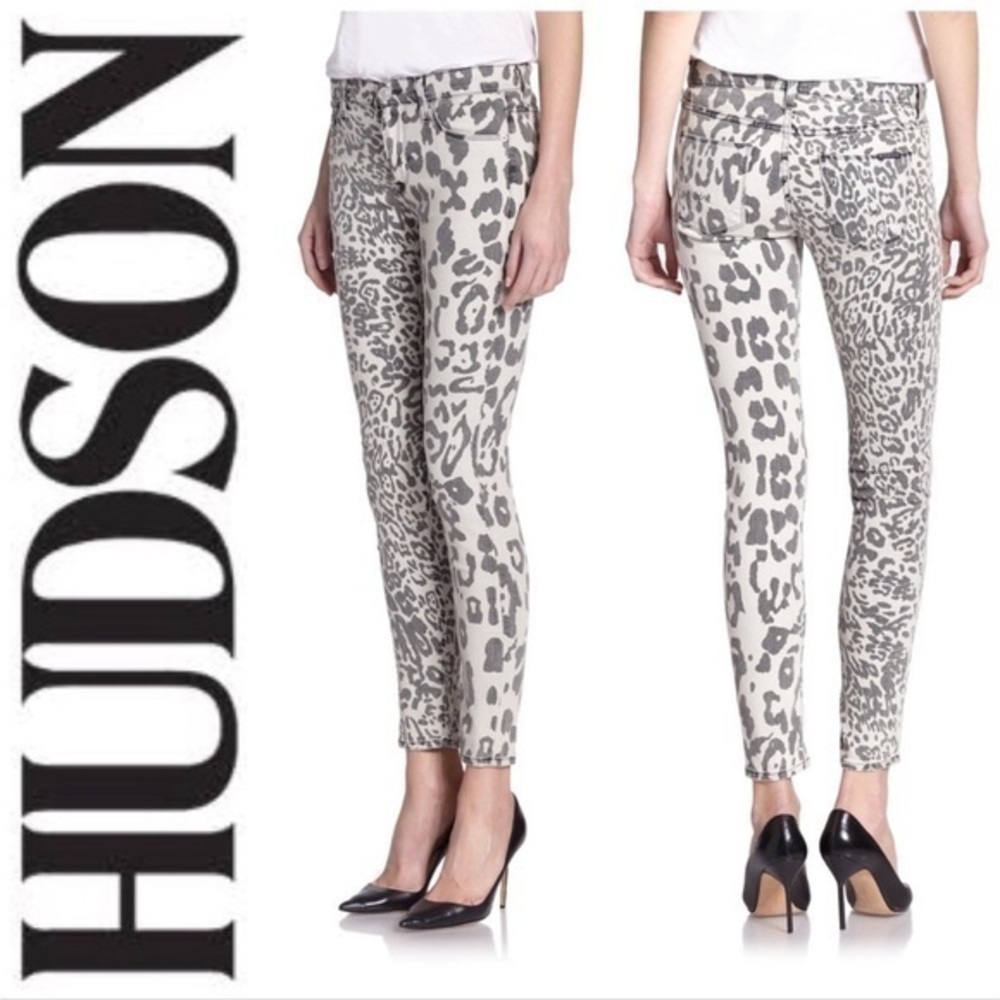 Hudson Skinny Birchwood Mid-Rise Safari Jeans